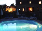 Pool at night